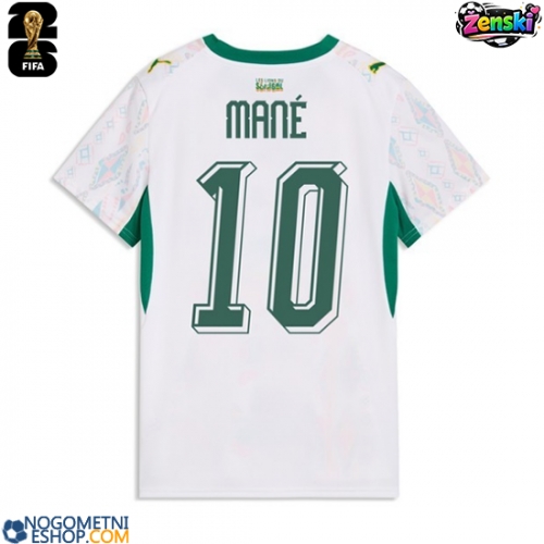 Ženski Nogometni dresi Senegal Sadio Mane #10 Domači SP 2026 Kratek Rokav